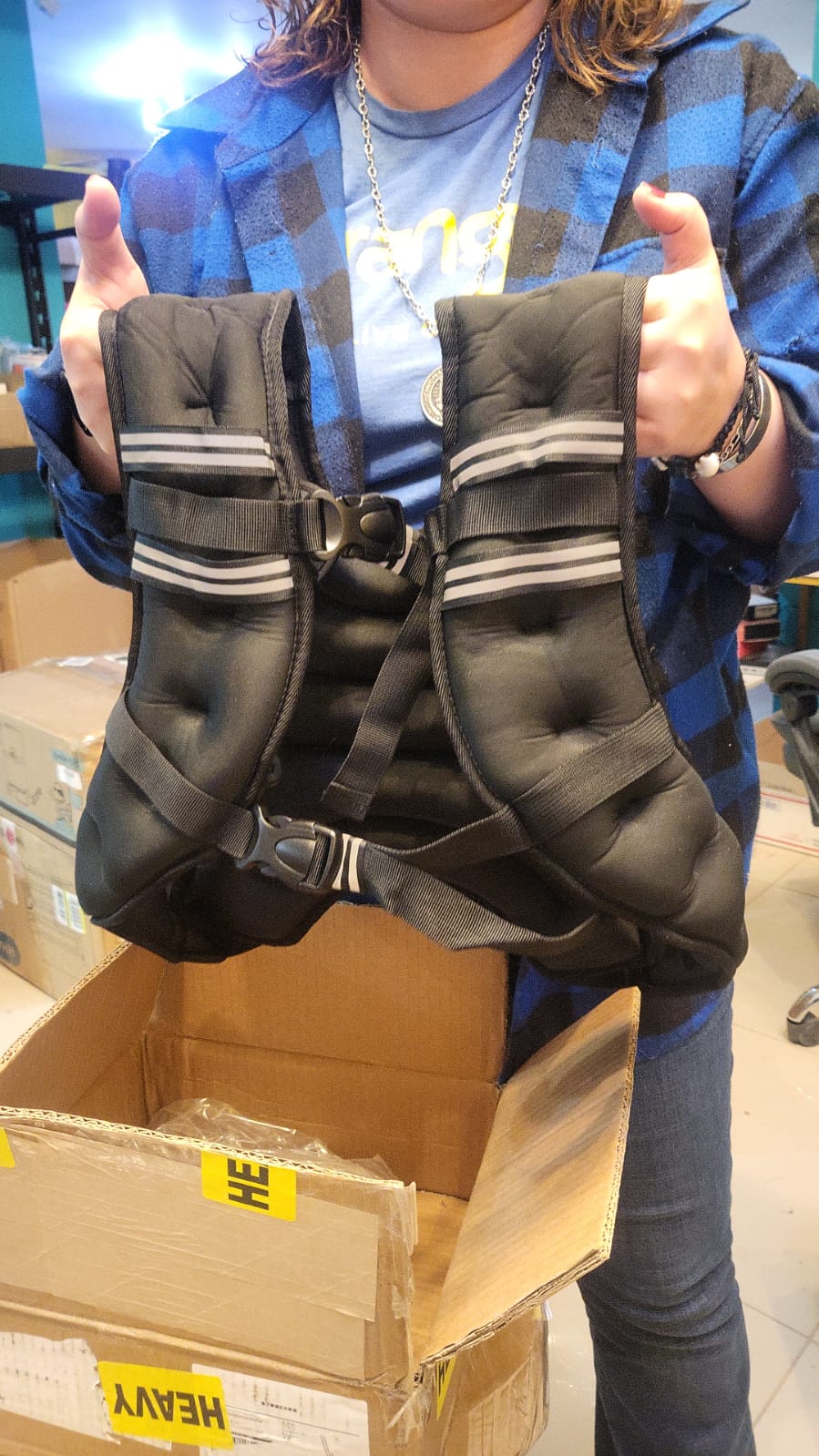 ZELUS Chaleco con peso 13K