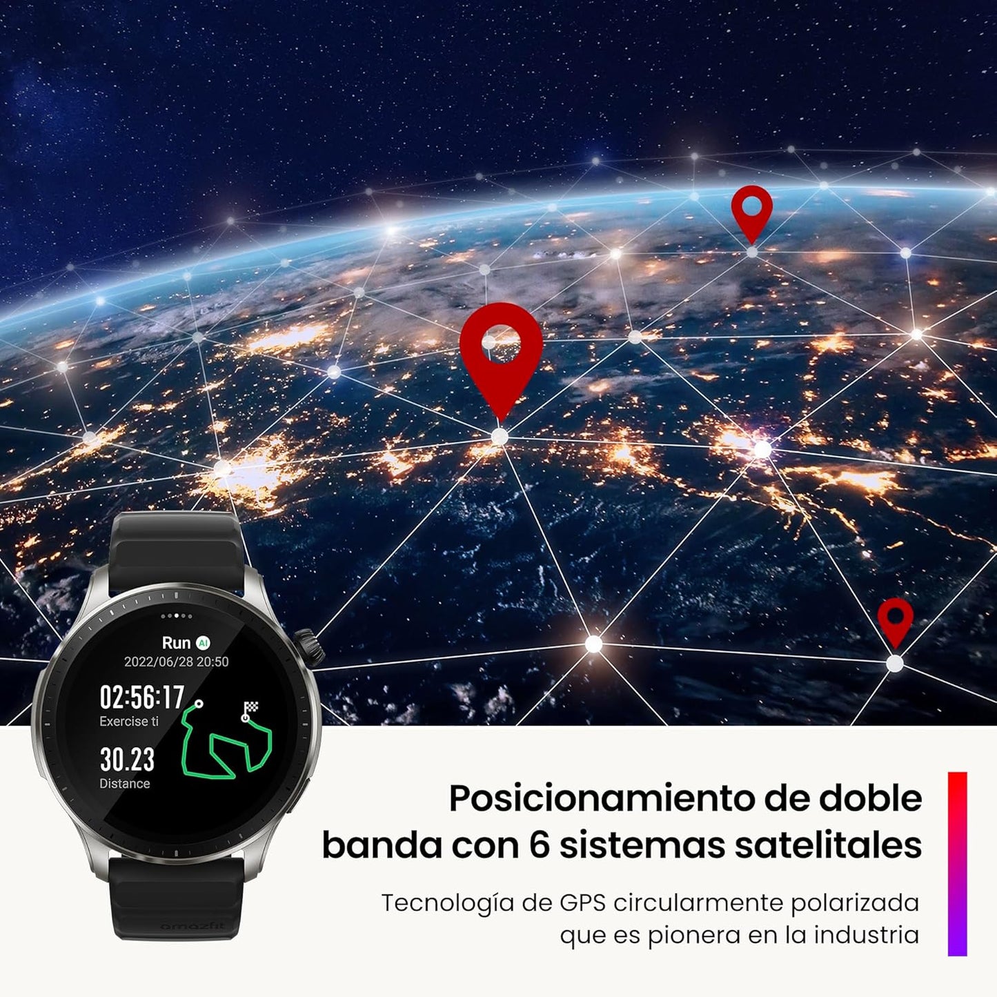 Amazfit Gtr 4 Smartwatch, Con Amazon Alexa, Pantalla Amoled(USADO)