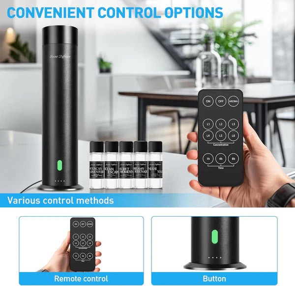 Difusor de aromas, Scentdinbor, con aceites escenciales, (USADO).