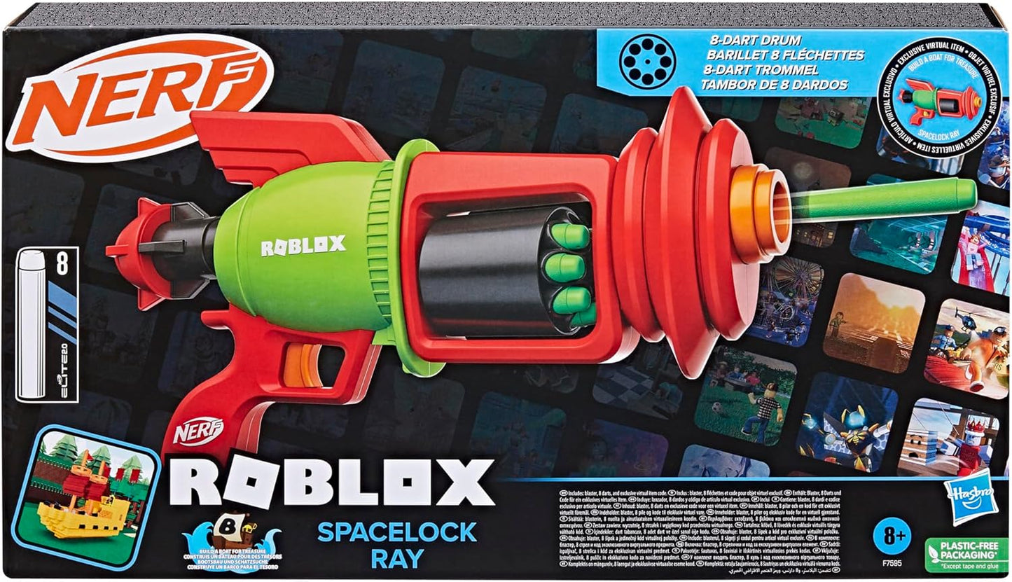 NERF Roblox construye un Barco para el Tesoro: Spacelock Ray Blaster