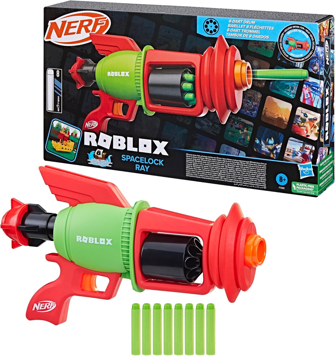 NERF Roblox construye un Barco para el Tesoro: Spacelock Ray Blaster