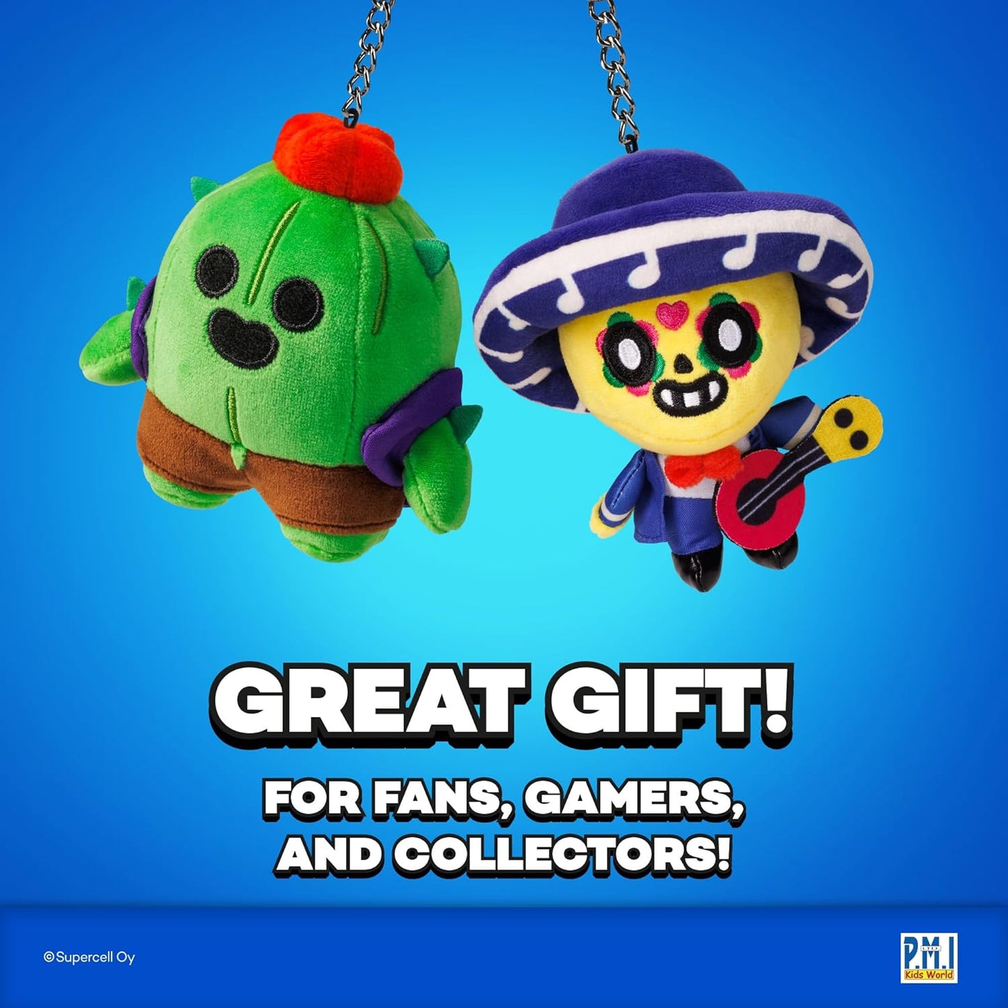 Peluche con clip de Brawl Stars, COLT.