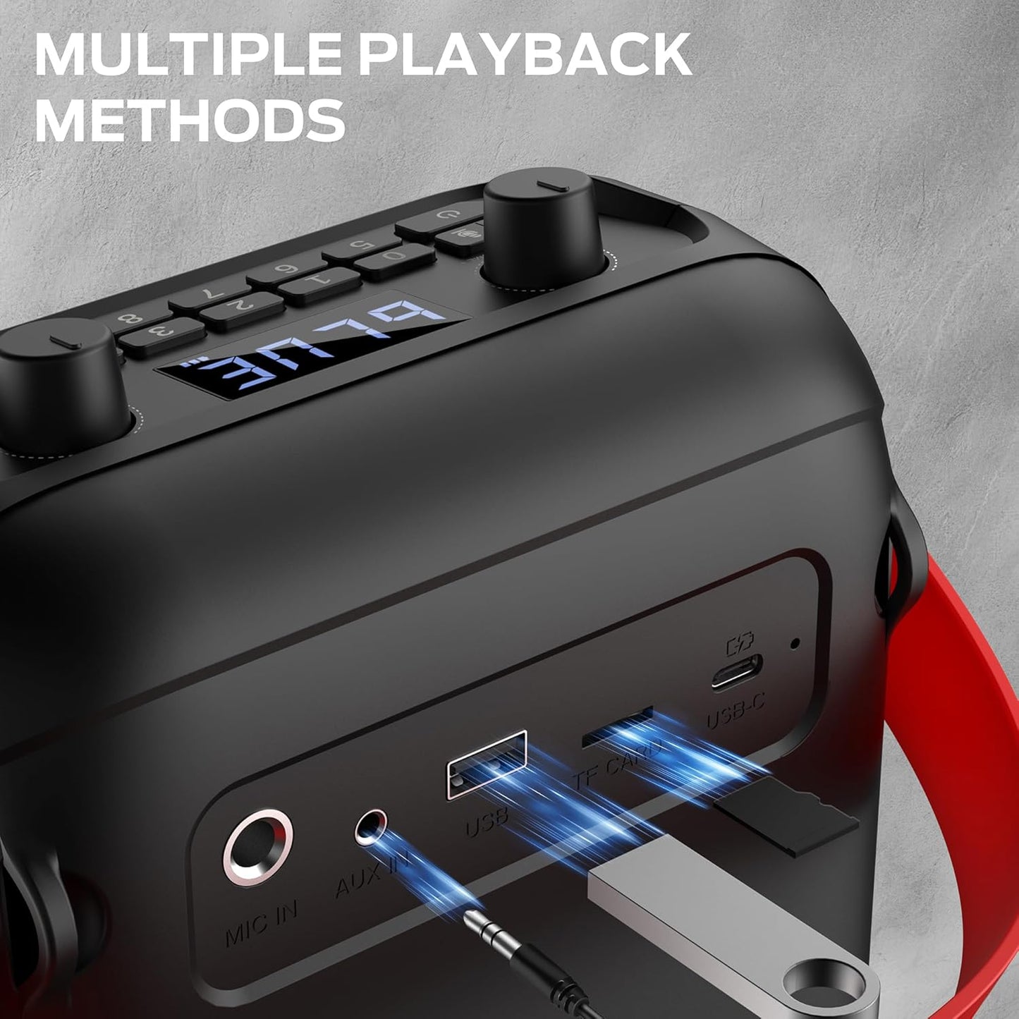Altavoz Bluetooth inalámbrico con sonido estéreo, Monster MFS1.