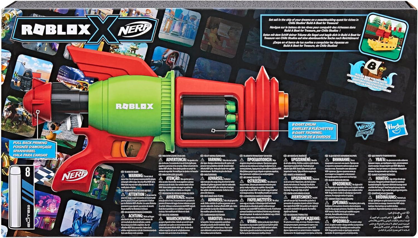 NERF Roblox construye un Barco para el Tesoro: Spacelock Ray Blaster