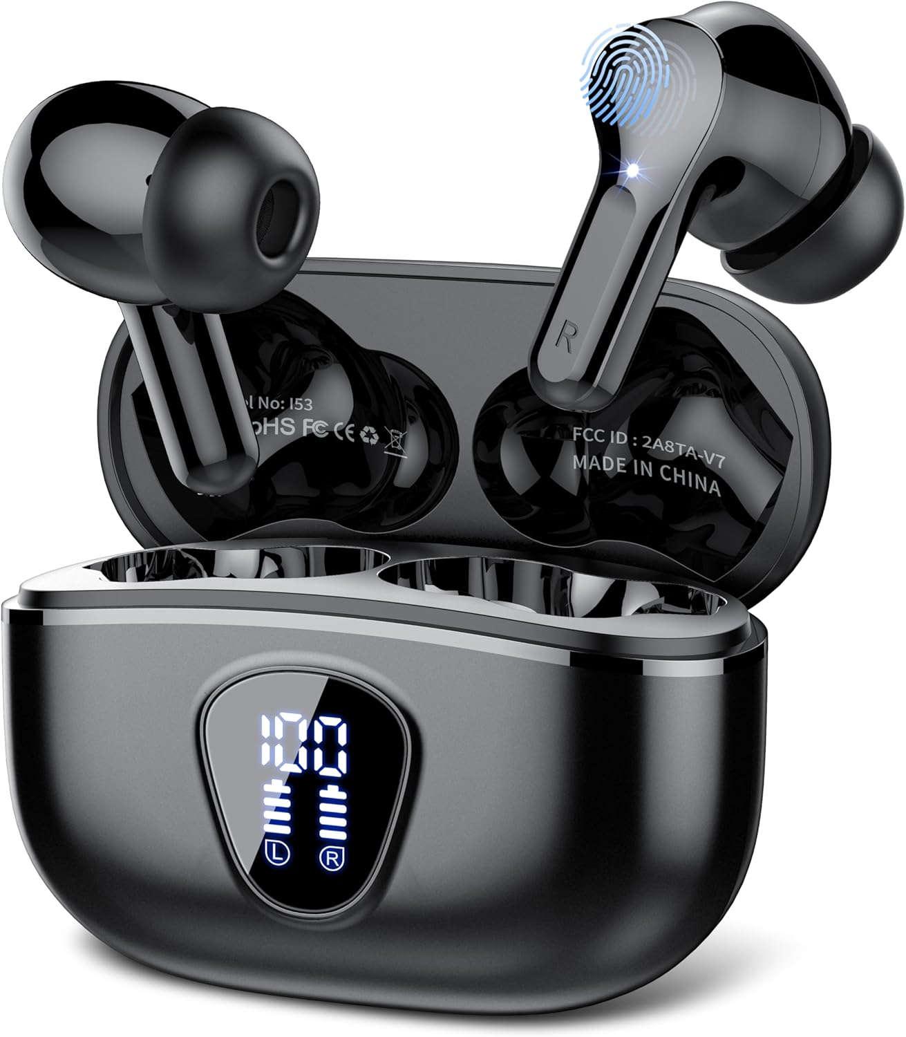 Besnoow - Auriculares Inalámbricos Bluetooth 5.3 40 Hrs