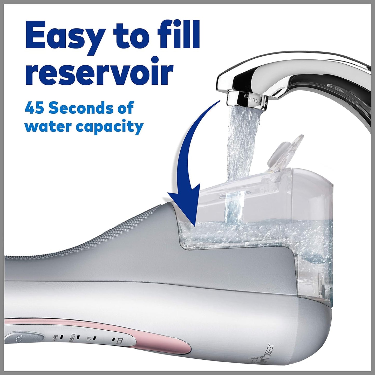 Waterpik Irrigador bucal portátil recargable con hilo dental inalámbrico