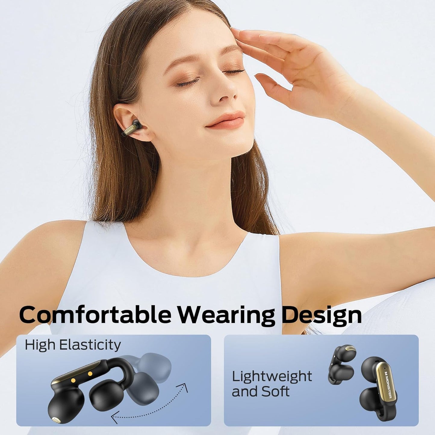 Auriculares inalámbricos Monster AC601 con clip