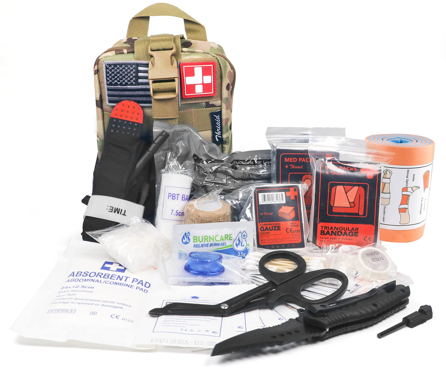 Kit de primeros auxilios, supervivencia de emergencia THRIAID