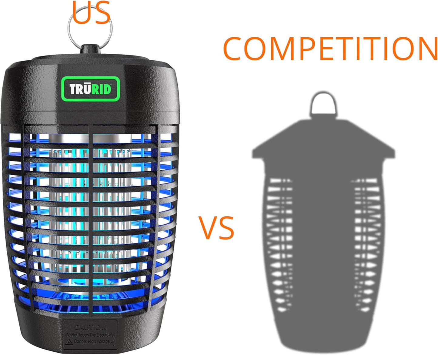 Exterminador de insectos al aire libre, Trurid, matamoscas eléctrico.