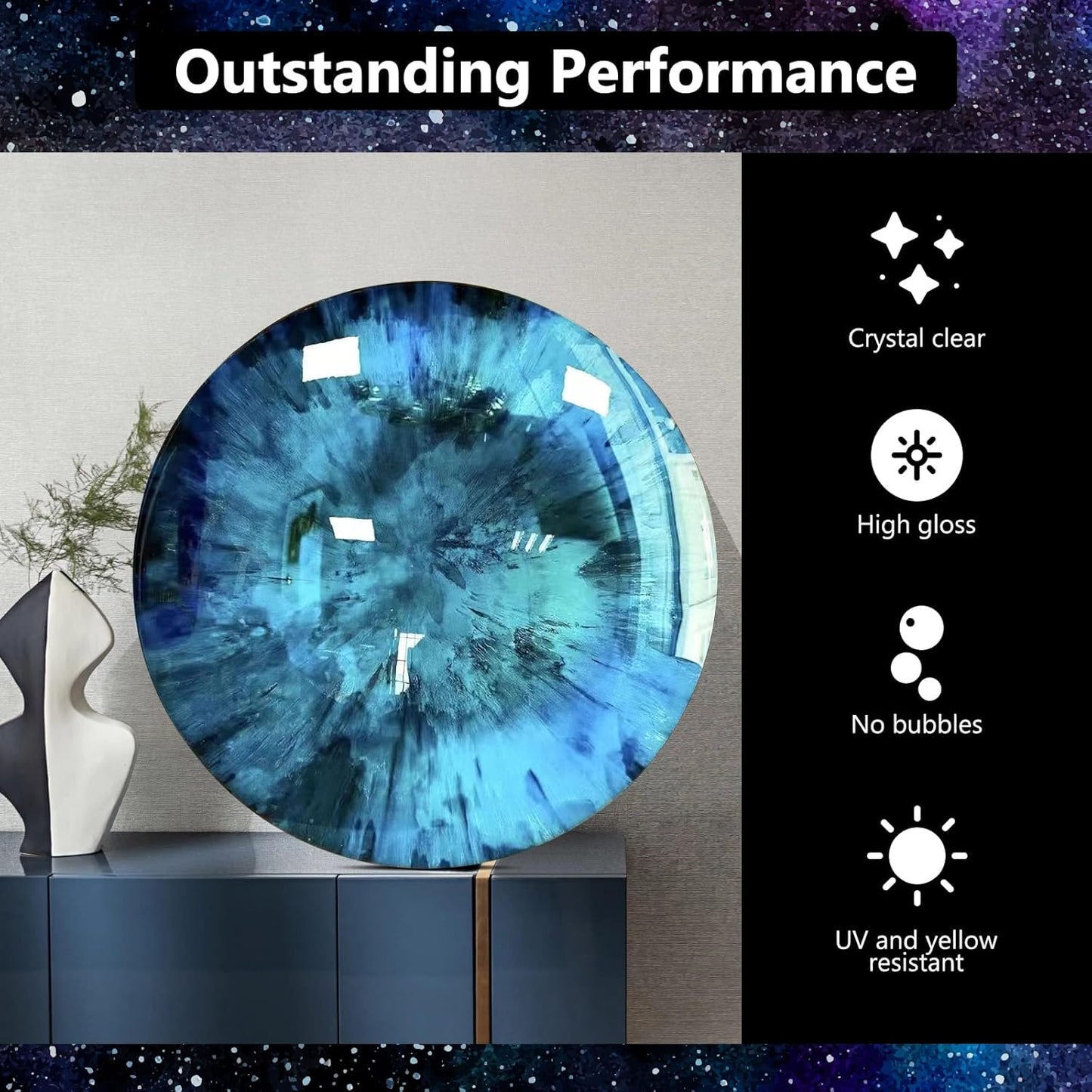 Kit resina epoxi transparente KISREL 16oz x 2