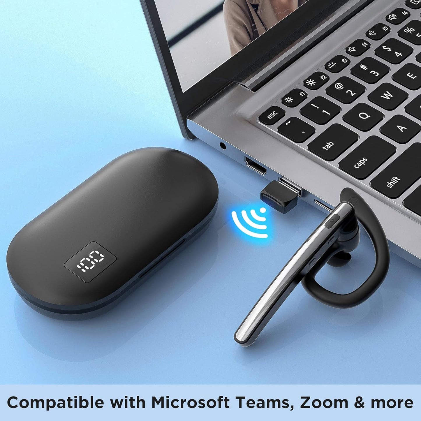 Auriculares Bluetooth 110 hrs 600 mAh (USADO)