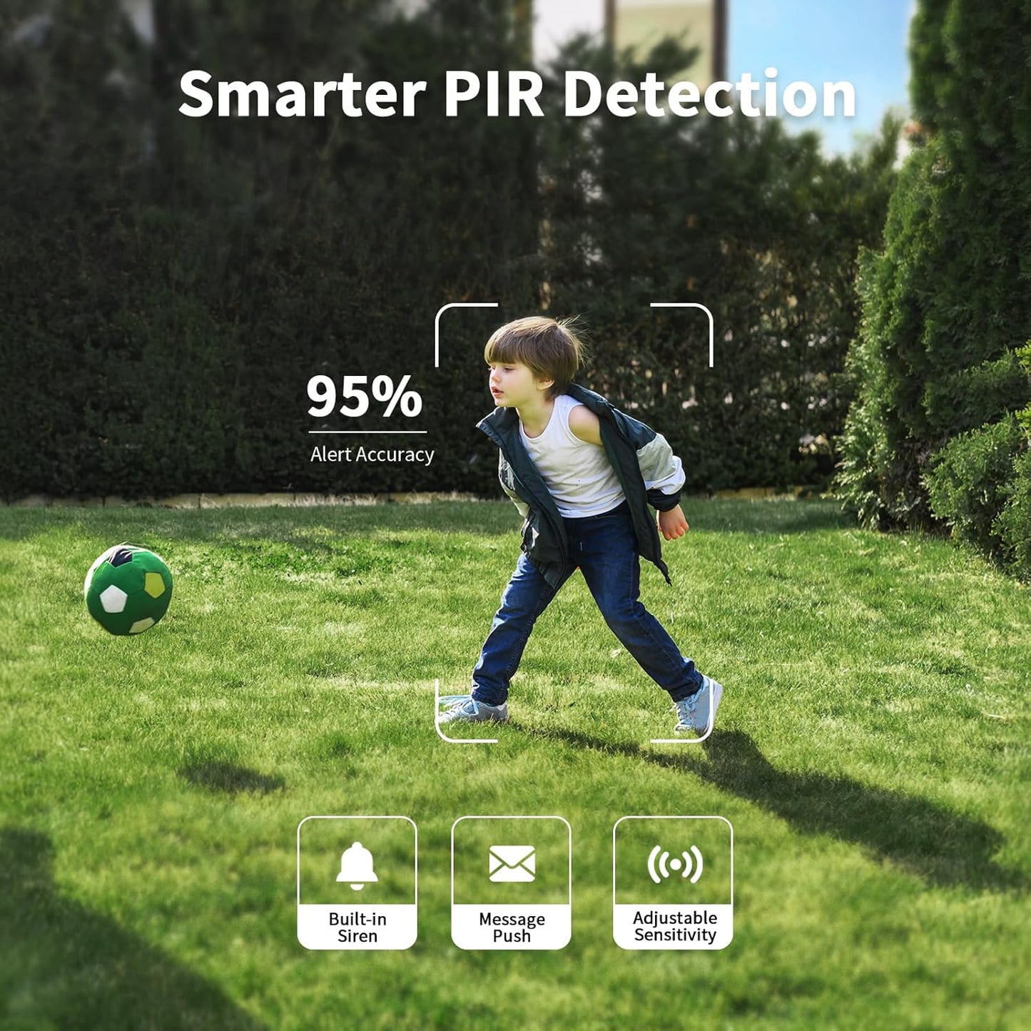Cámara de seguridad solar 2K, para exteriores, 2 vías, (DETALLE).