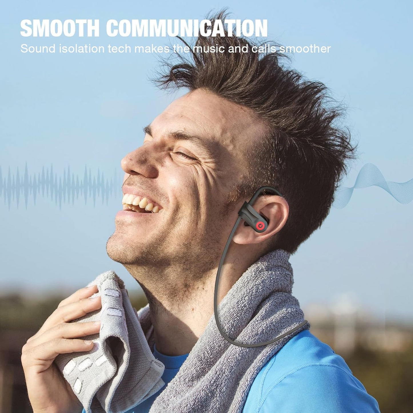 Auriculares U18 inalámbricos con 16hrs de reproducción, impermeables