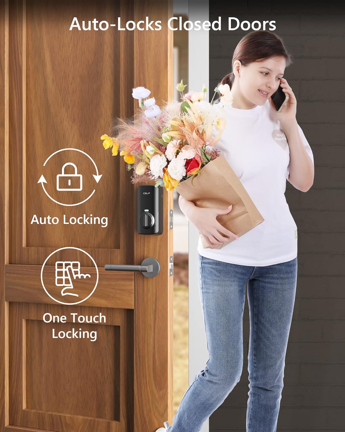 Cerradura de puerta de huellas dactilares sensor (USADO)
