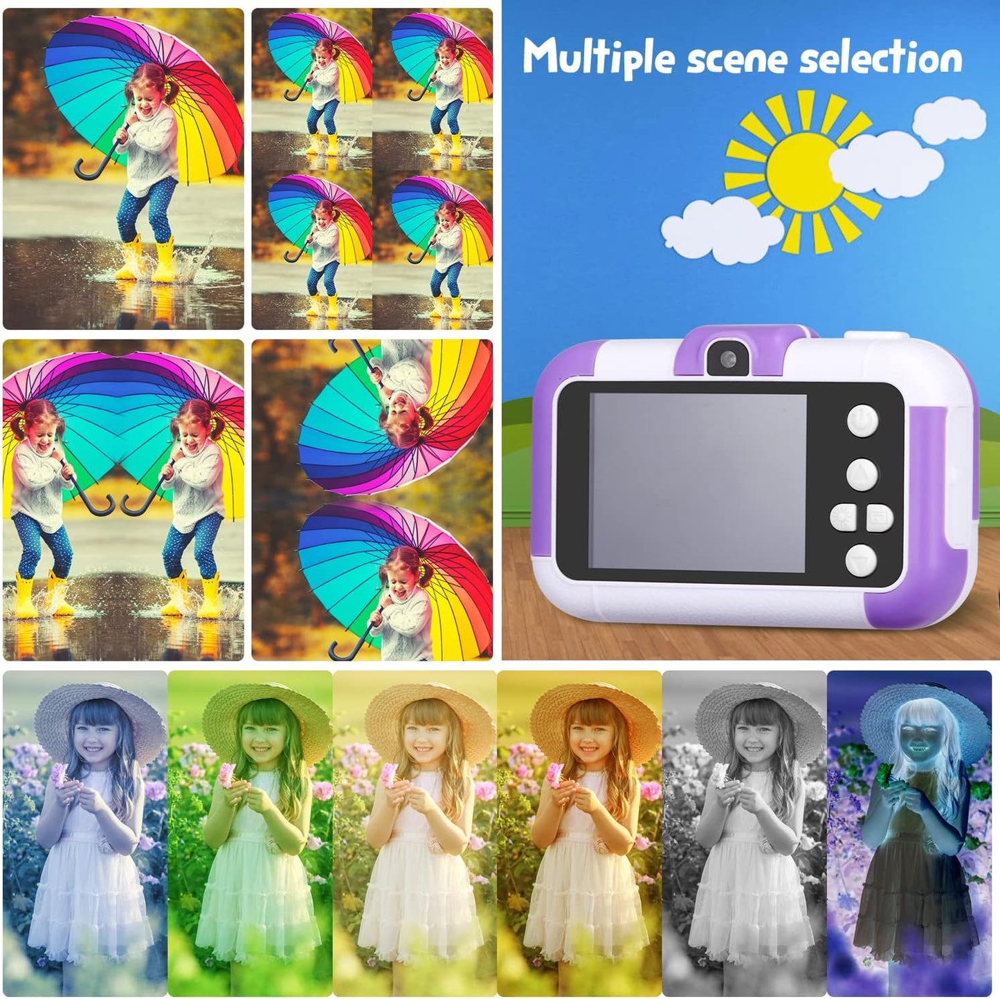 Cámara digital para niños SUZIYO 1080P