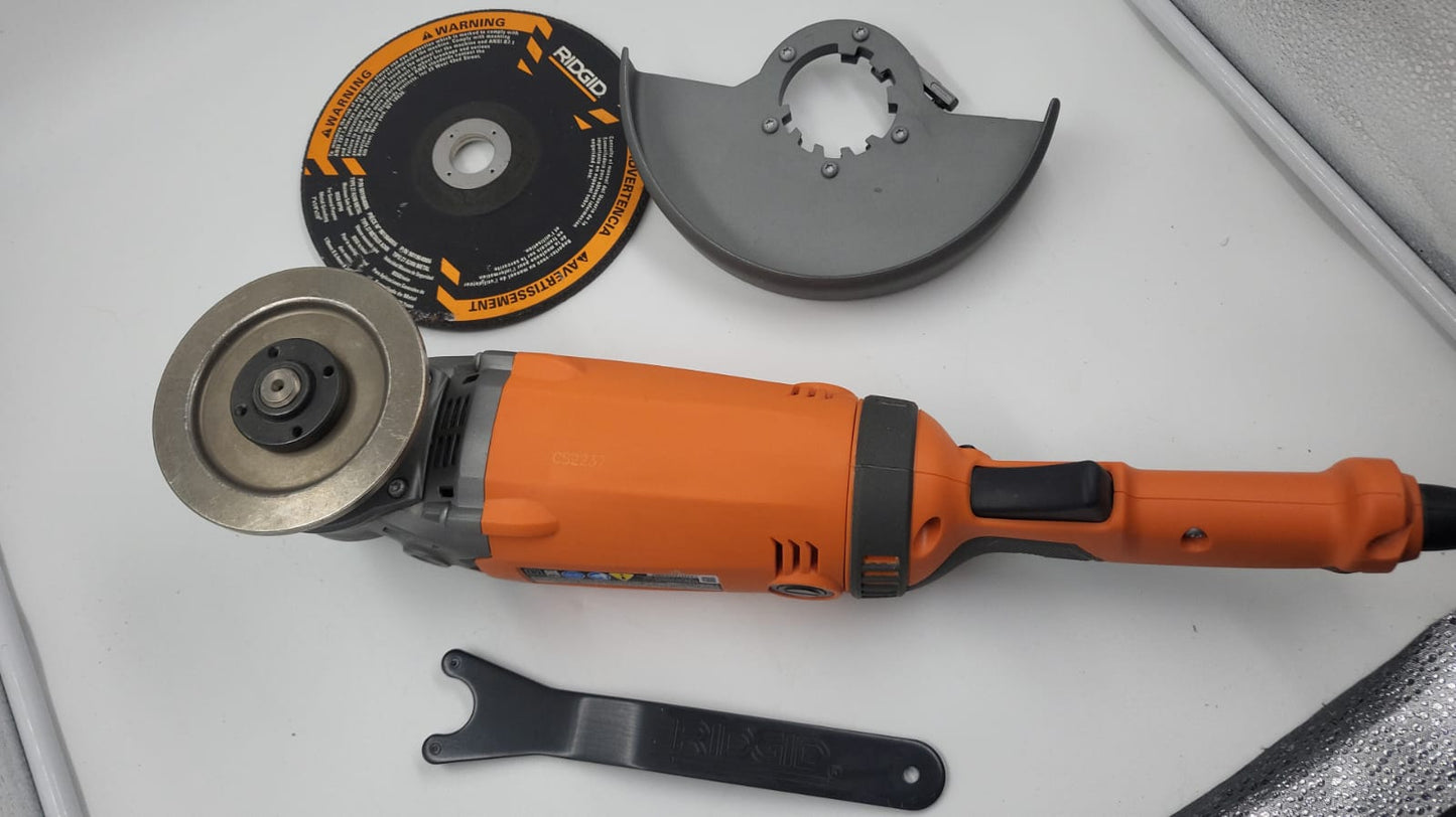 Amoladora angular con cable sin mango. USADO RIDGID