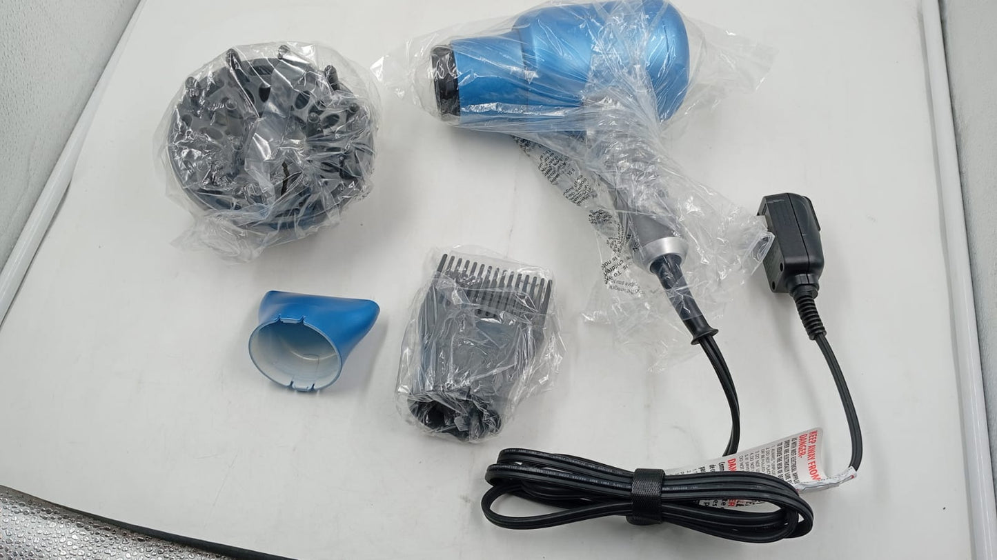 Wavytalk Secador de pelo con difusor, 3 accesorios, ionico.