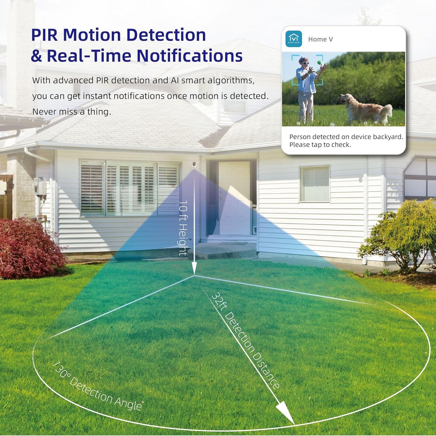 virtavo - Cámaras de seguridad inalámbricas para exteriores.