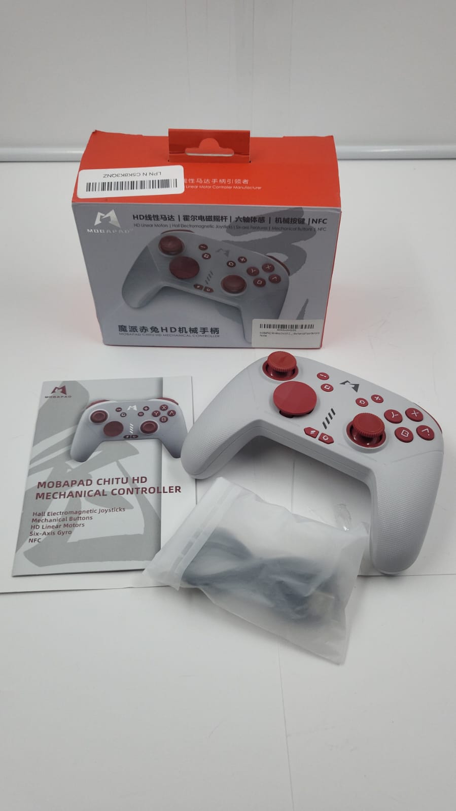 Mando inalámbrico MOBAPAD Hall Effect Drift-Proof para Switch Pro/Lite/OLED