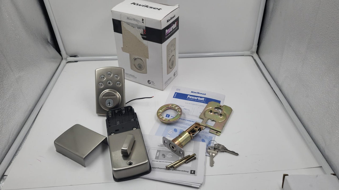 Cerradura electrónica de un solo cilindro Kwikset Powerbolt2