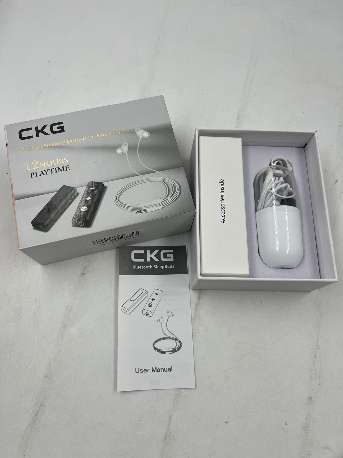 CKG Auriculares para dormir de lado 12hrs reproducción