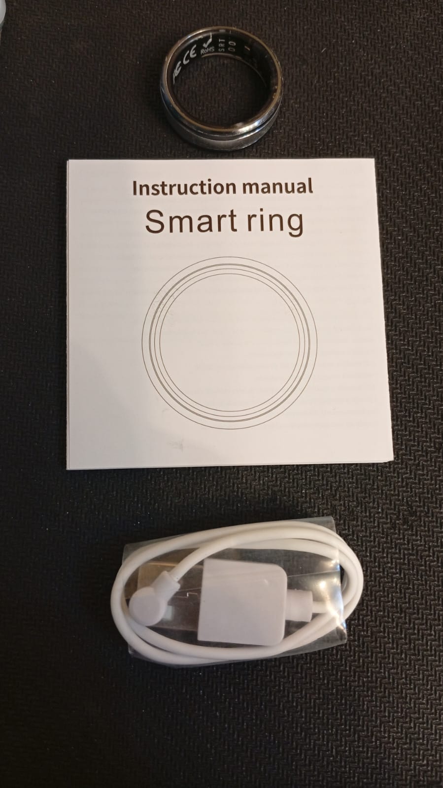 Anillo inteligente, rastreador de salud, control de sueño. (USADO)