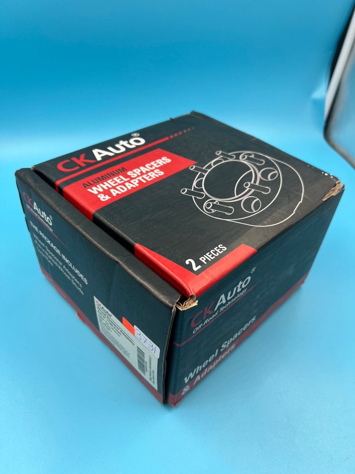 CKAuto 2 espaciadores de rueda centrados en cubos 6x5.5 2"