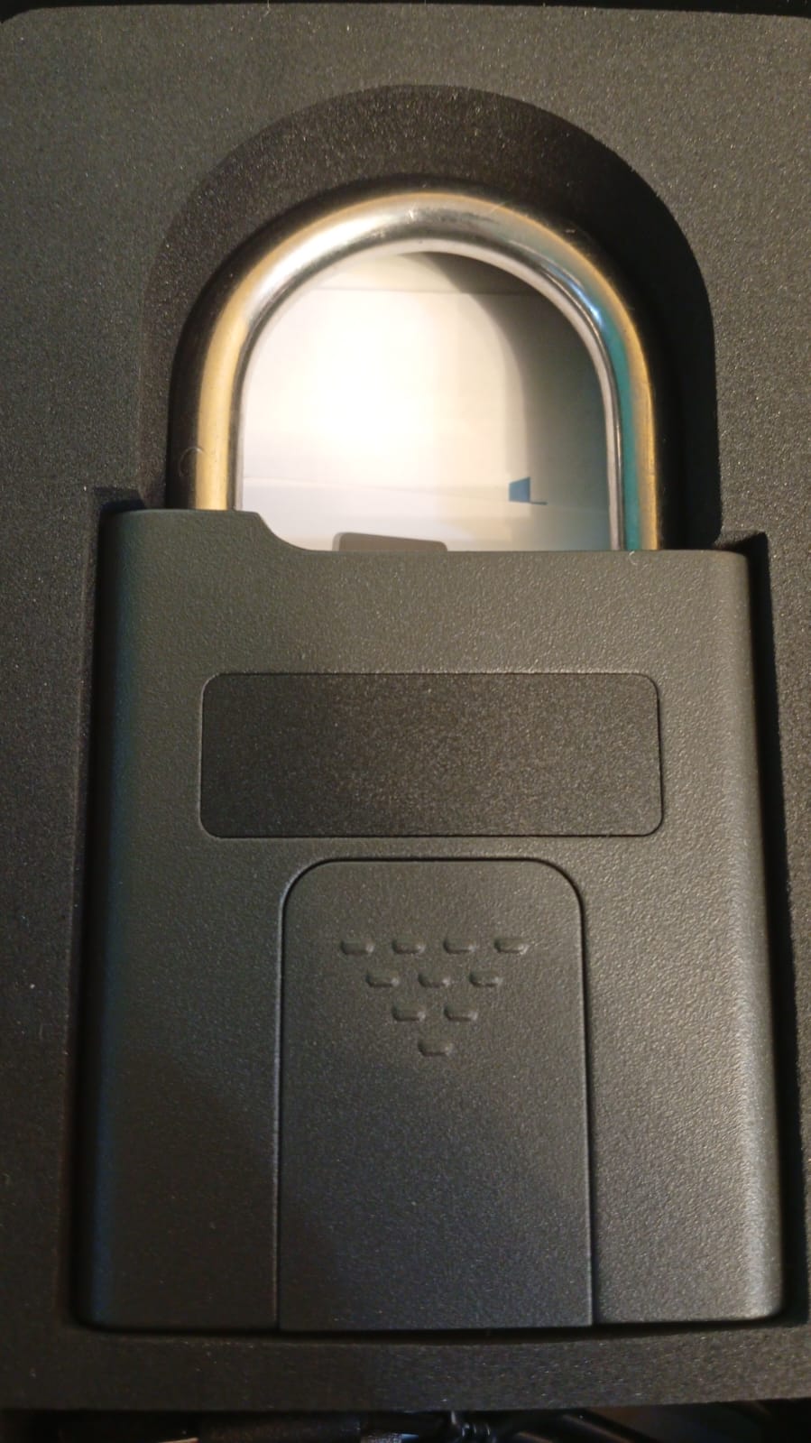 Elinksmart Candado De Huellas Dactilares Resistente C/ Llave