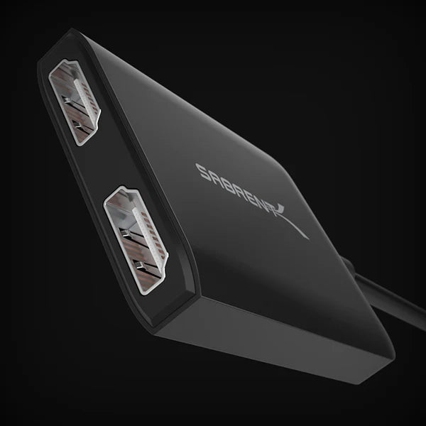 Adaptador USB tipo C dual HDMI, sistemas Windows (Windows 7 y posteriores).