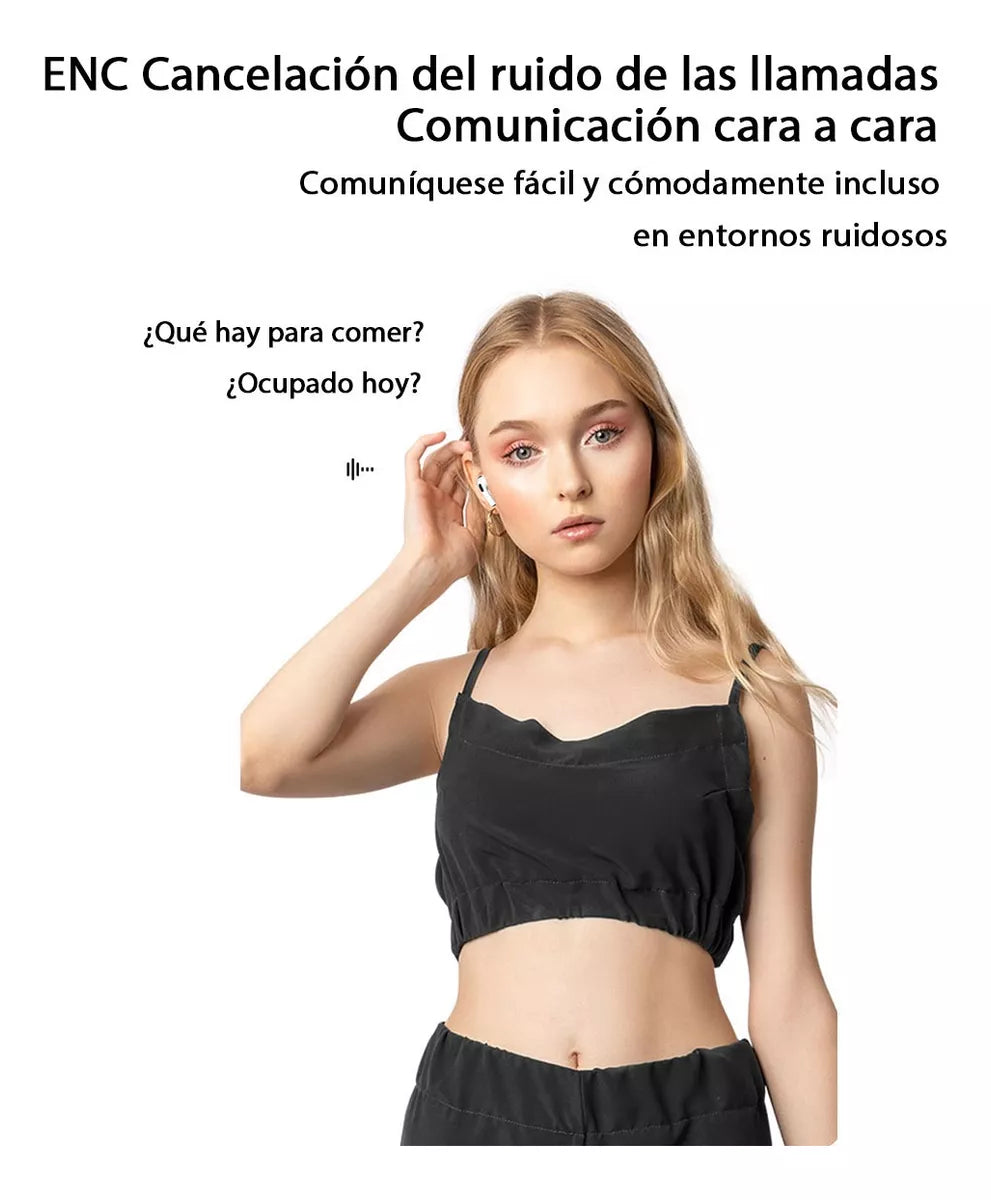 Auriculares Bluetooth Con Cancelación De Ruido ENC/HIFI
