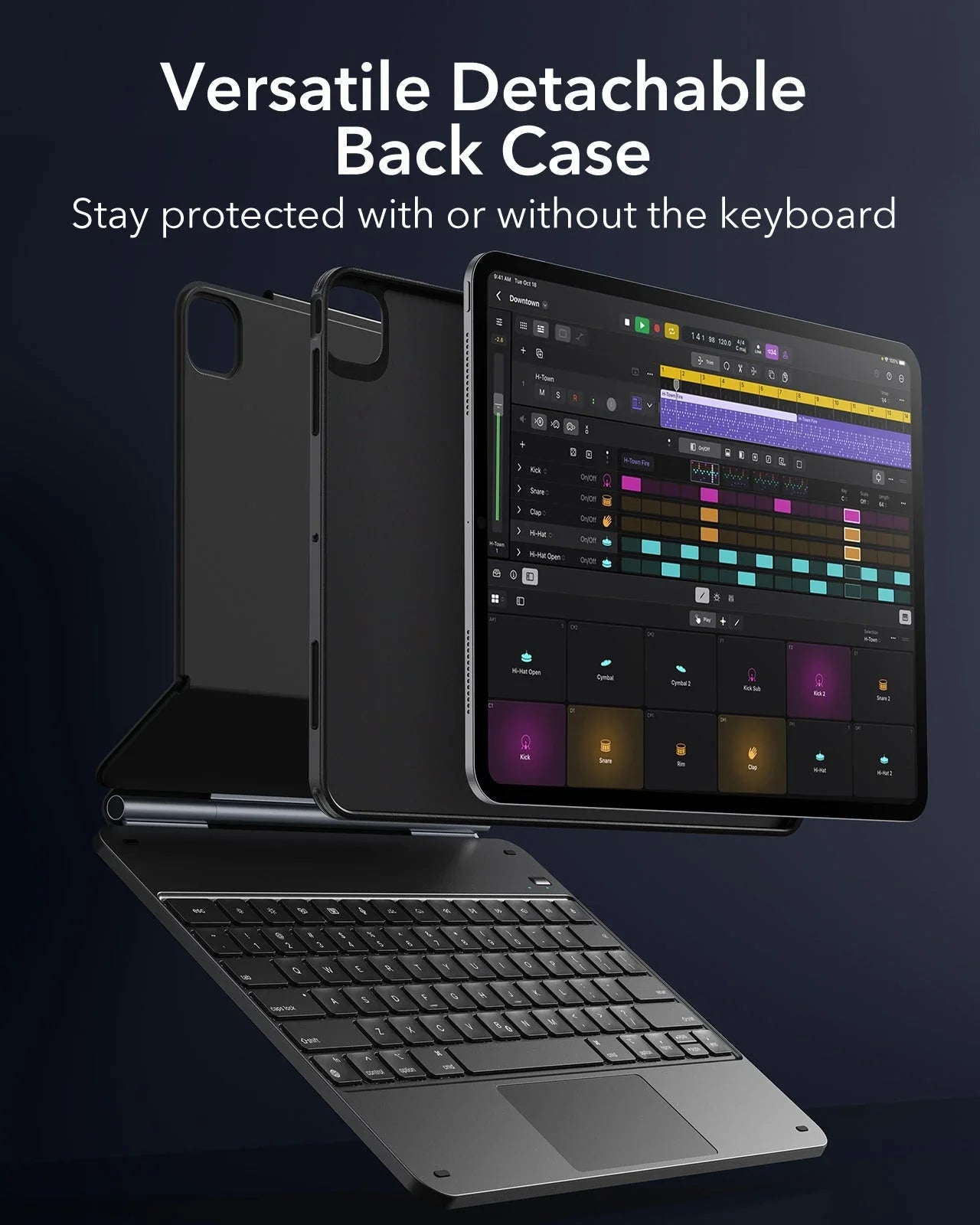 Magnetic Keyboard Case 360 iPad Pro 13(2024)