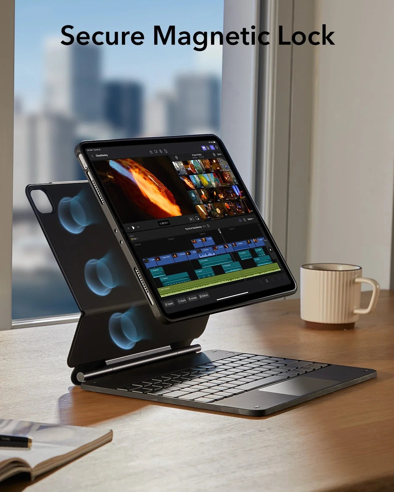 Magnetic Keyboard Case 360 iPad Pro 13(2024)
