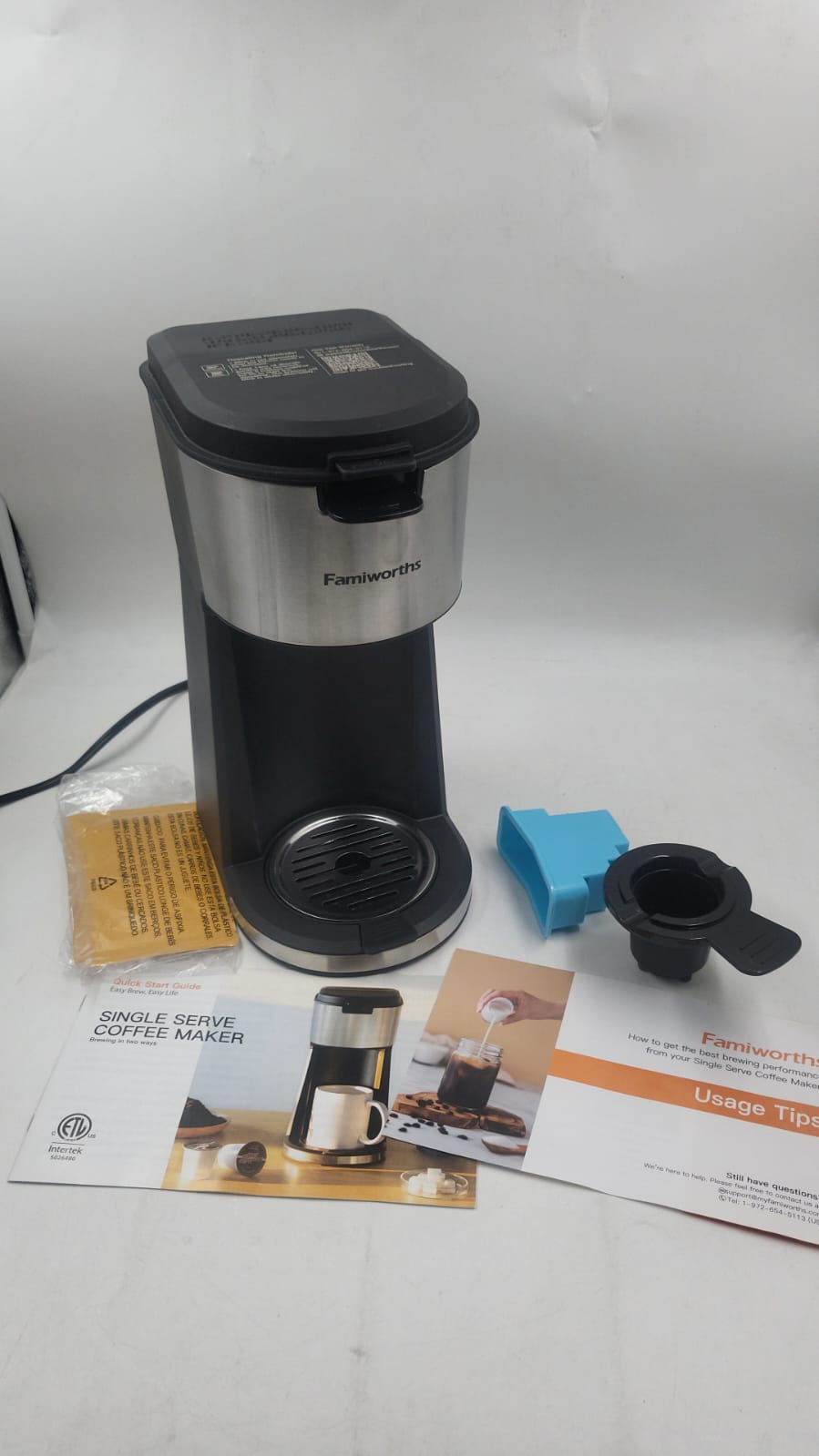 Cafetera fría y caliente para taza K .Famiworths (UDADO)