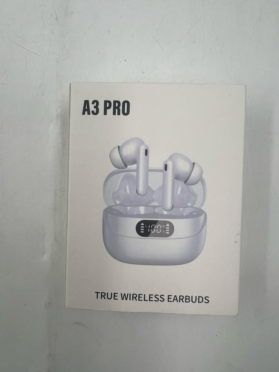Auriculares A3 PRO inalámbricos Bluetooth 5.3 de 42 hrs de reproducción