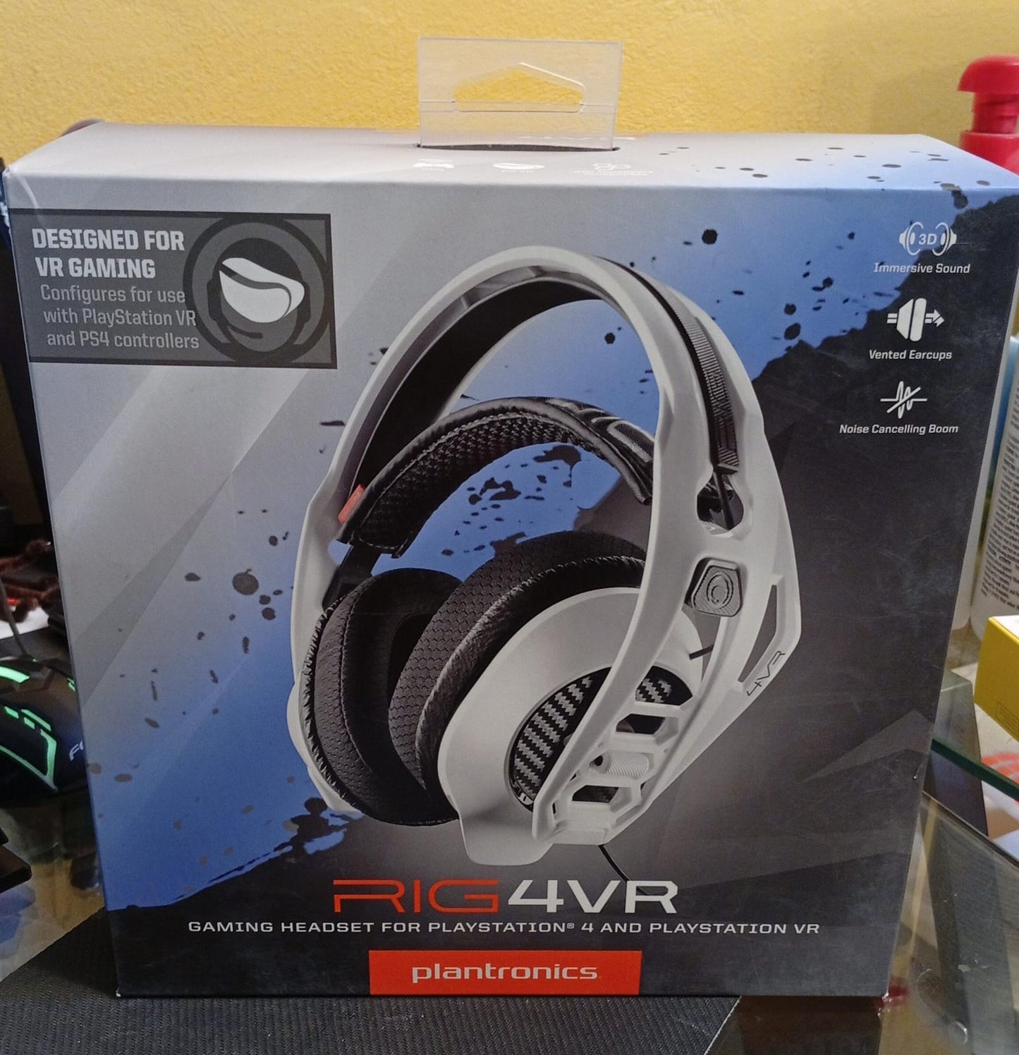 Auriculares con micrófono, Plantronics RIG 4VR Biauricular Diadema.