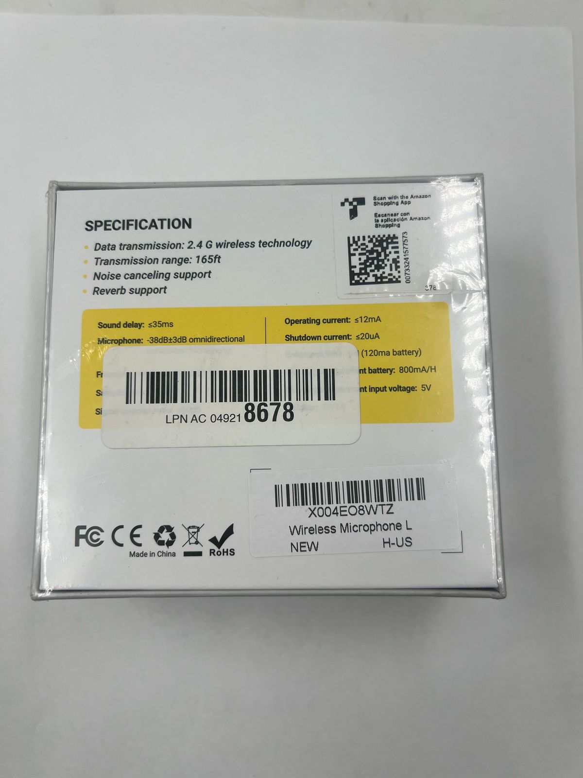 2 mini micrófonos inalámbricos cancelación ruido Hingso