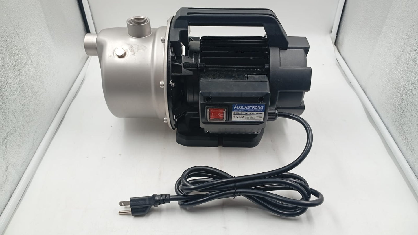 Aquastrong Bomba portátil de pozo poco profundo de 1.6HP.(USADO)