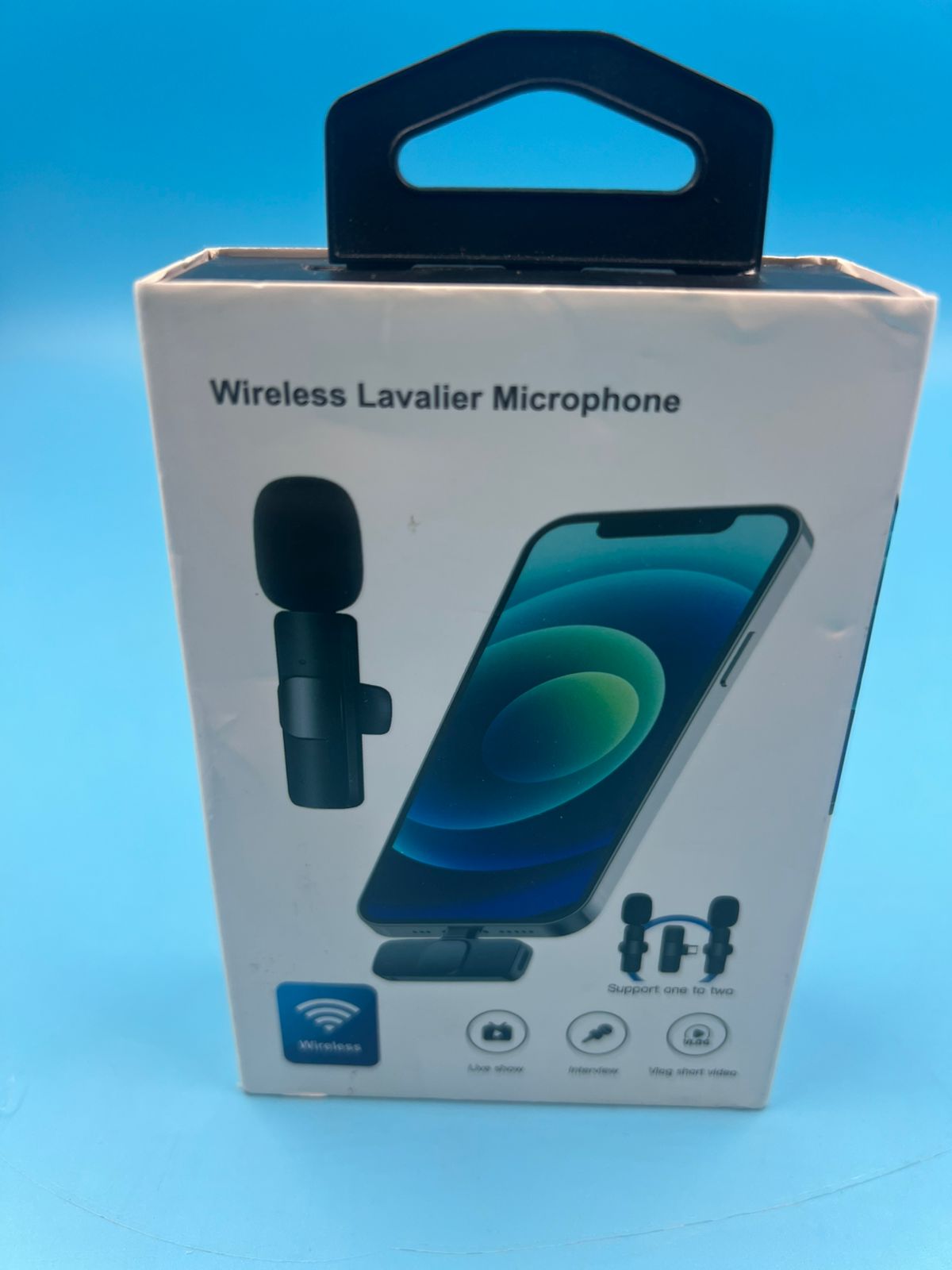 Micrófono lavalier Inalámbrico Lavalier para iPhone iPad