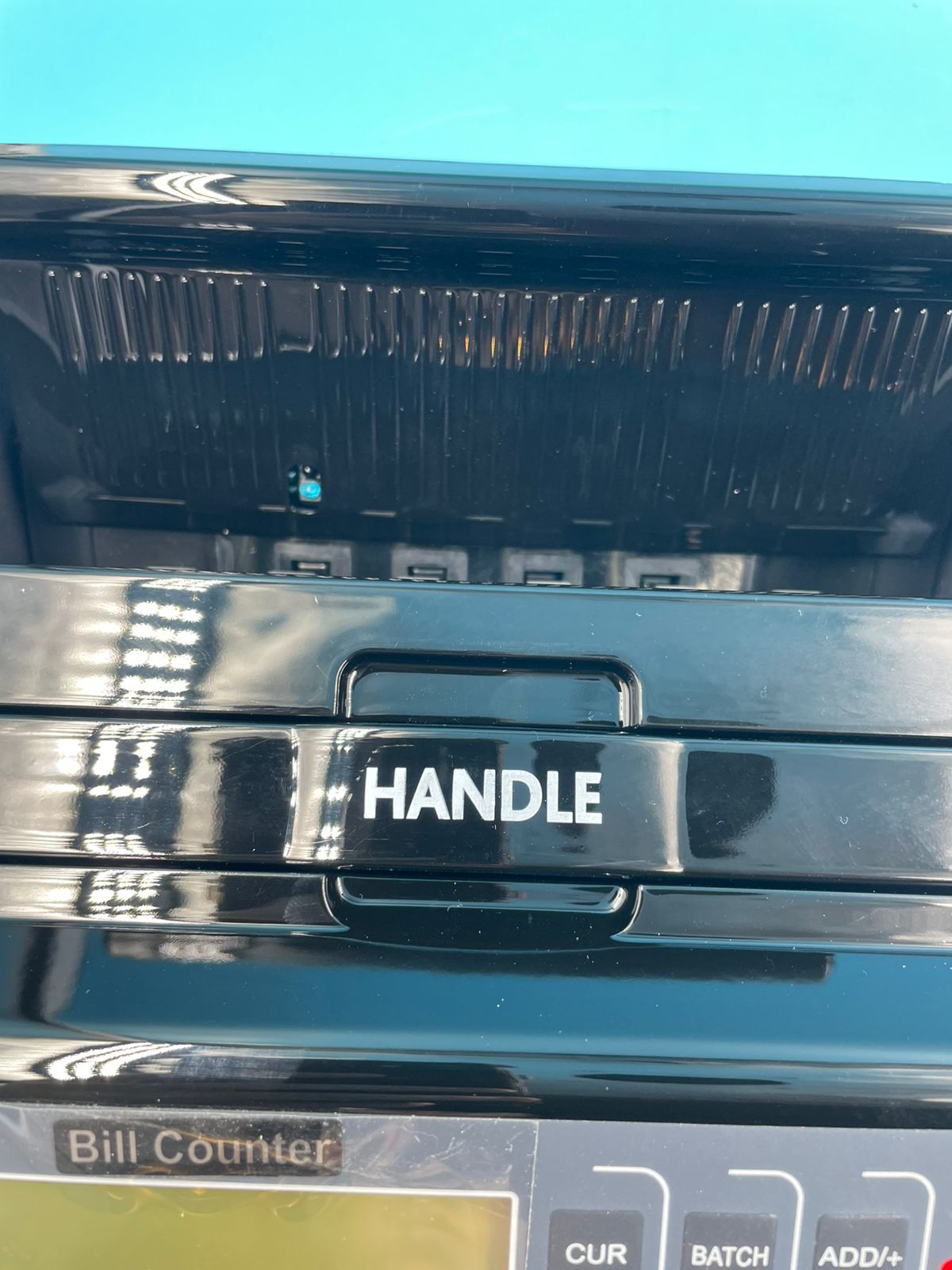 Aneken Máquina de contador de dinero con contador de valor.