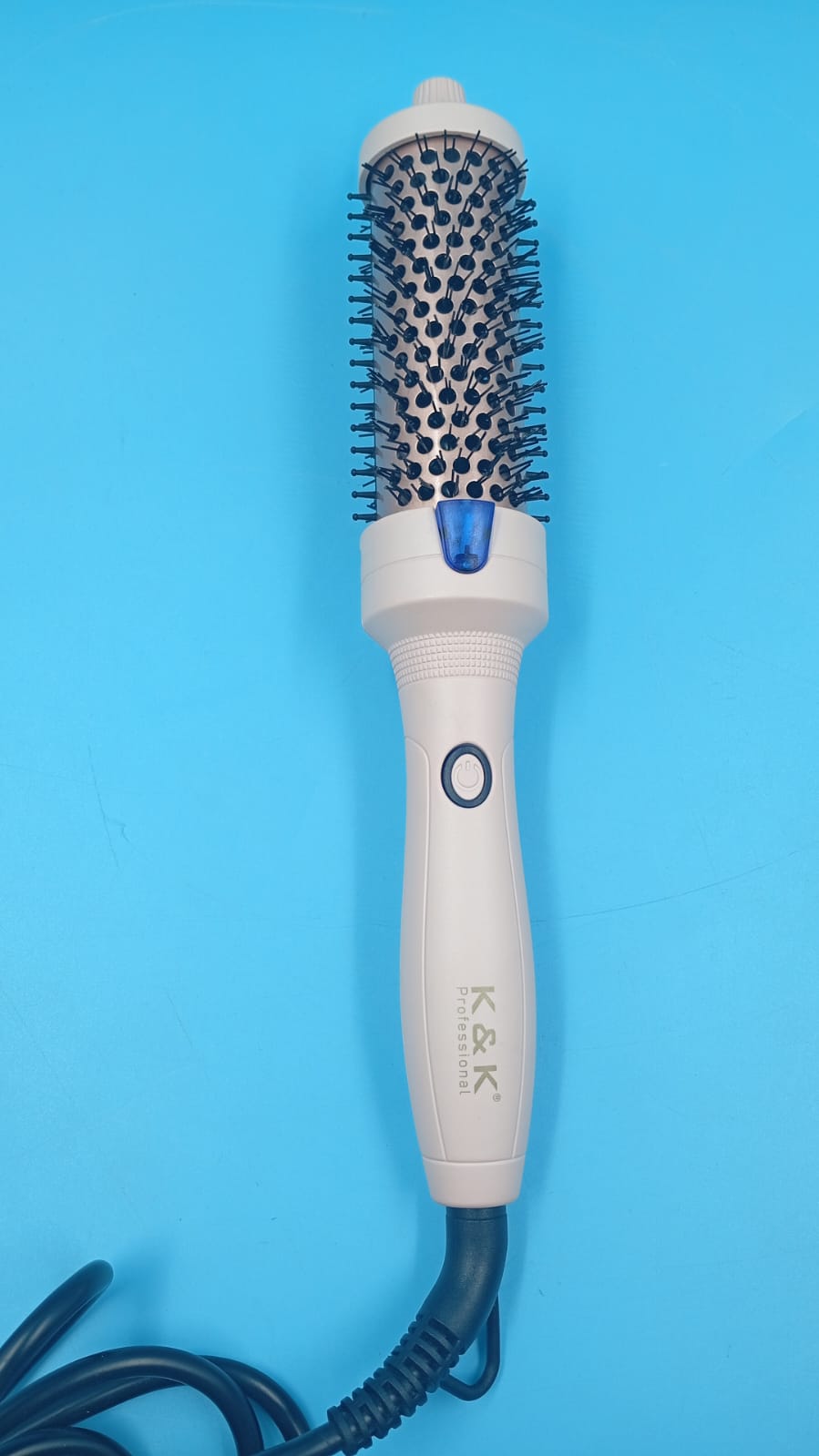 Rizador de pelo, iónico de turmalina, 38mm, rizos sueltos y volumen.