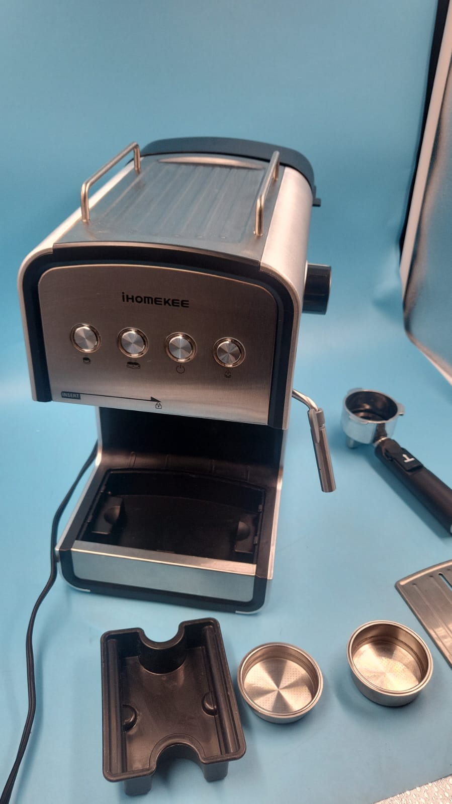 Cafetera EXPRESSO con Espumador de Leche IHOMEKEE USADO