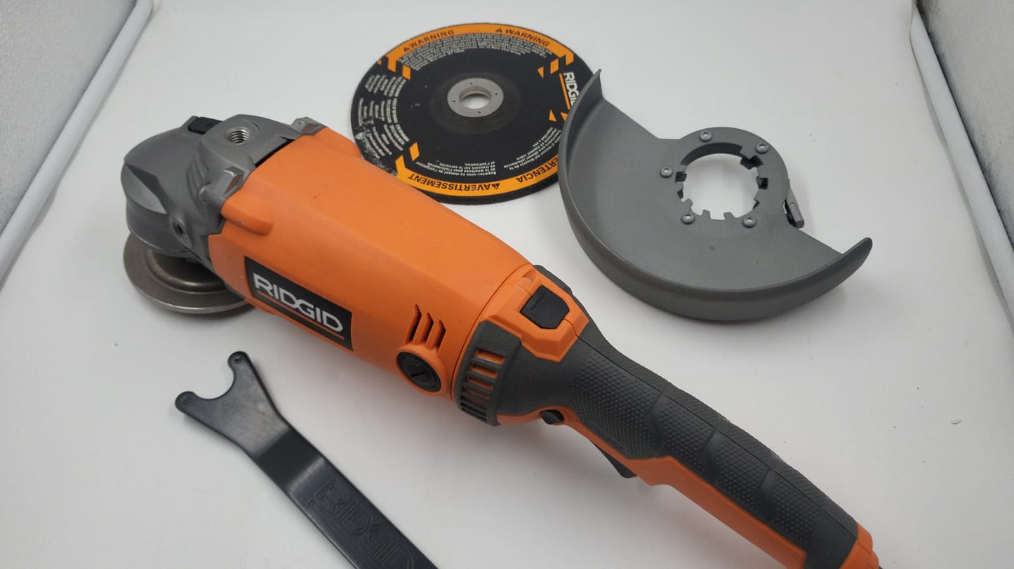 Amoladora angular con cable sin mango. USADO RIDGID