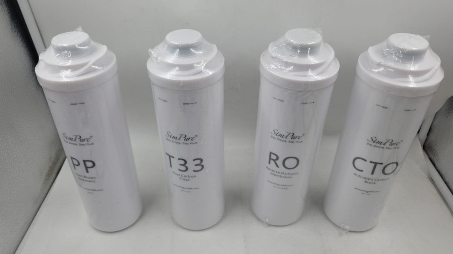 SimPure T1-400 Sistema de ósmosis inversa UV debajo del fregadero