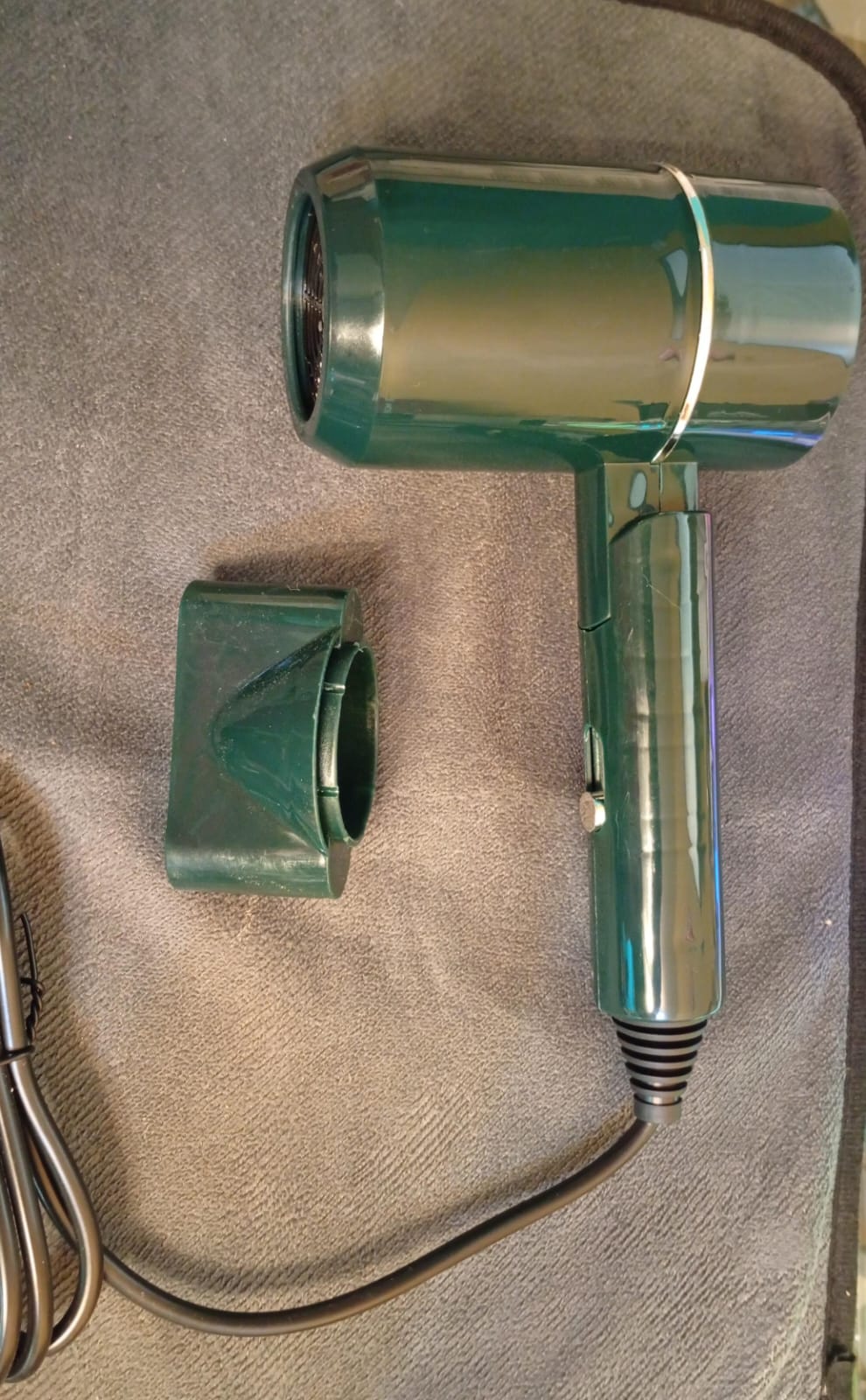 Secador de pelo de alta potencia, 110 V, mango plegable.