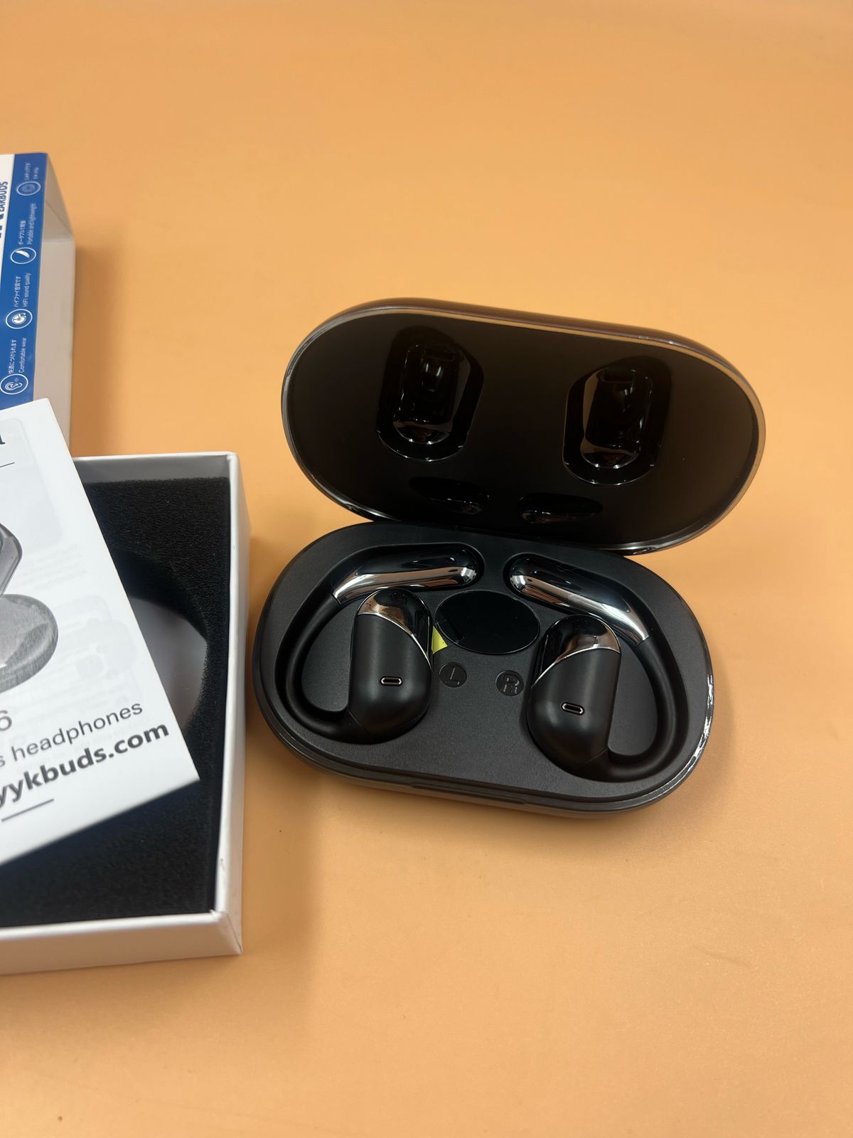 Auriculares YYK-Q16 AI conducción ósea Bluetooth