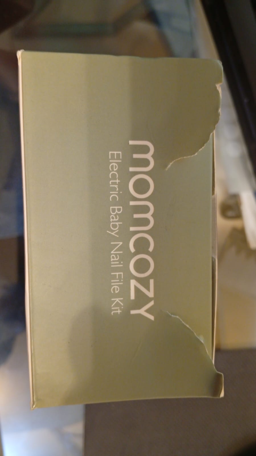 Recortadora de uñas eléctrica, recargable, MOMCOZY.