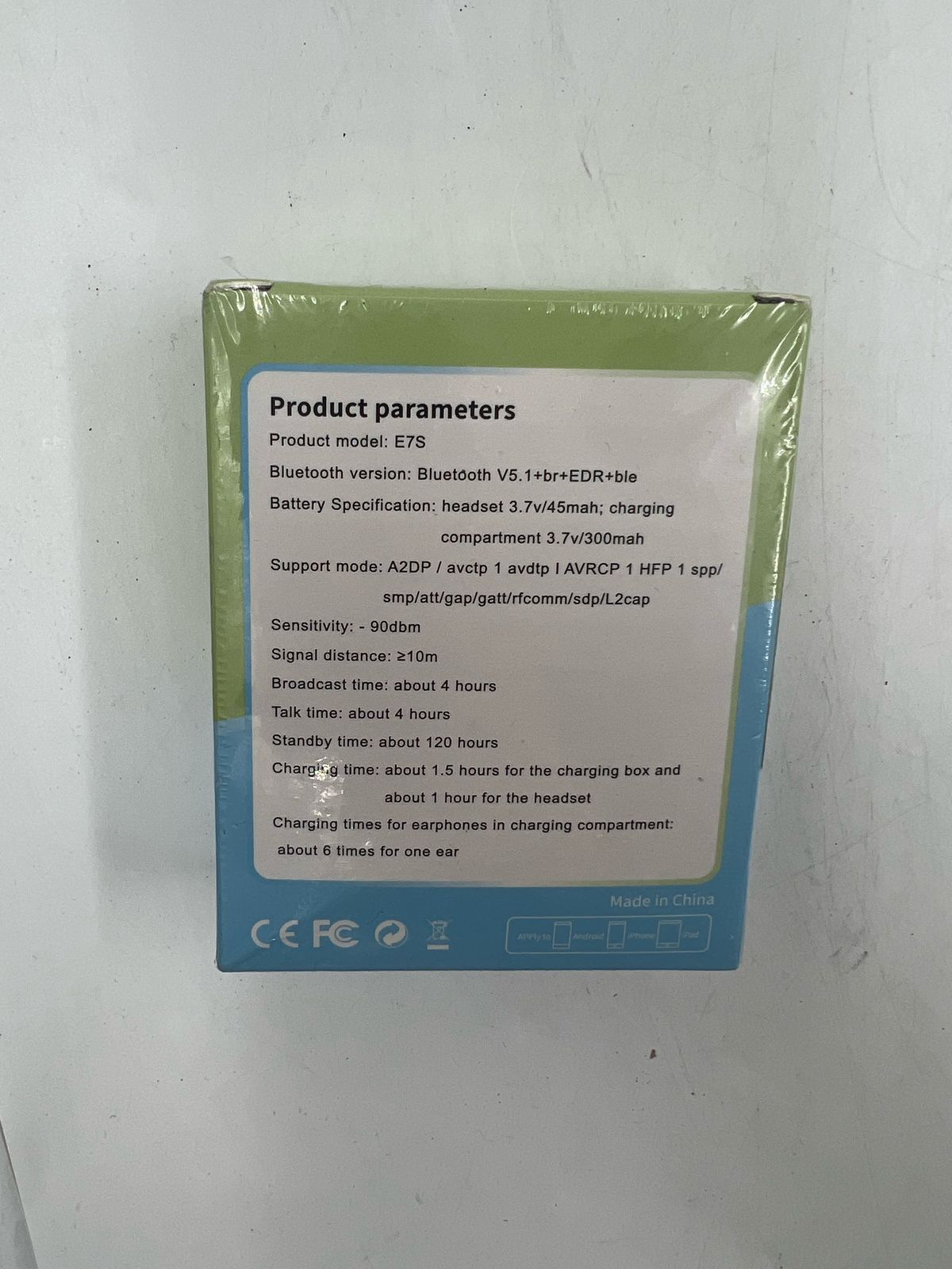 Audífonos inalámbricos TWS E7S Bluetooth 5.3