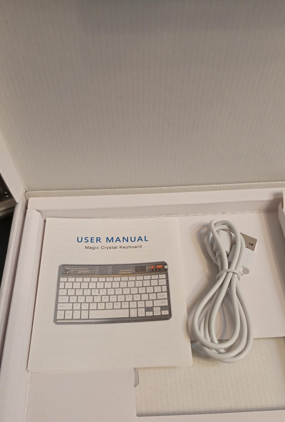 Mini teclado Bluetooth inalámbrico, 7 colores RGB, iOS, Android.