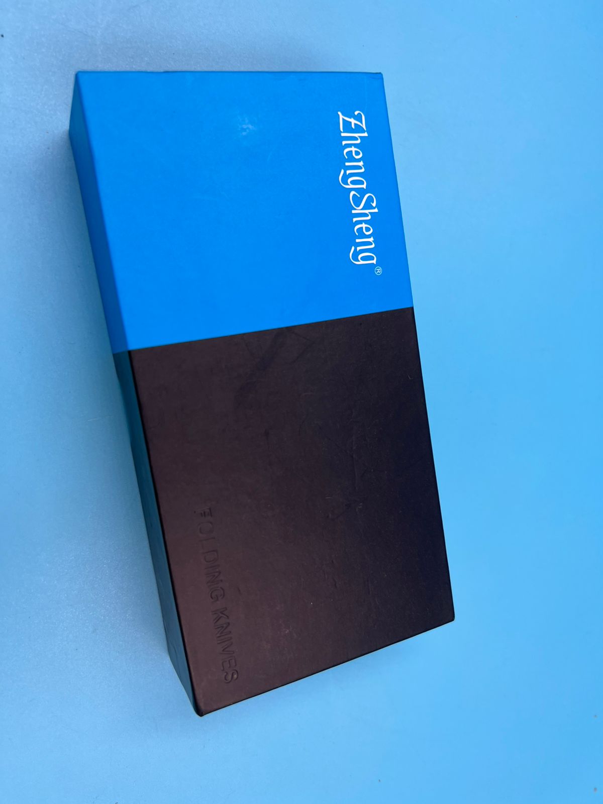 Cuchillo plegable zhengsheng de titanio color verde navaja