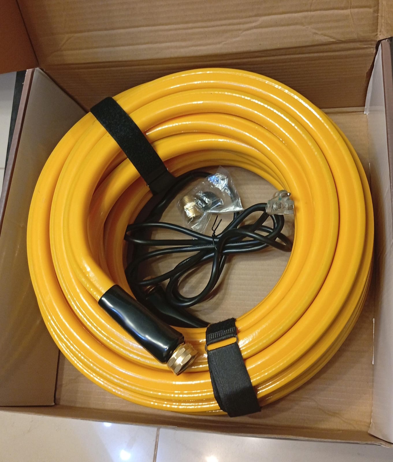 Manguera para calentar agua de 75FT, para RV, ahorro de energía.